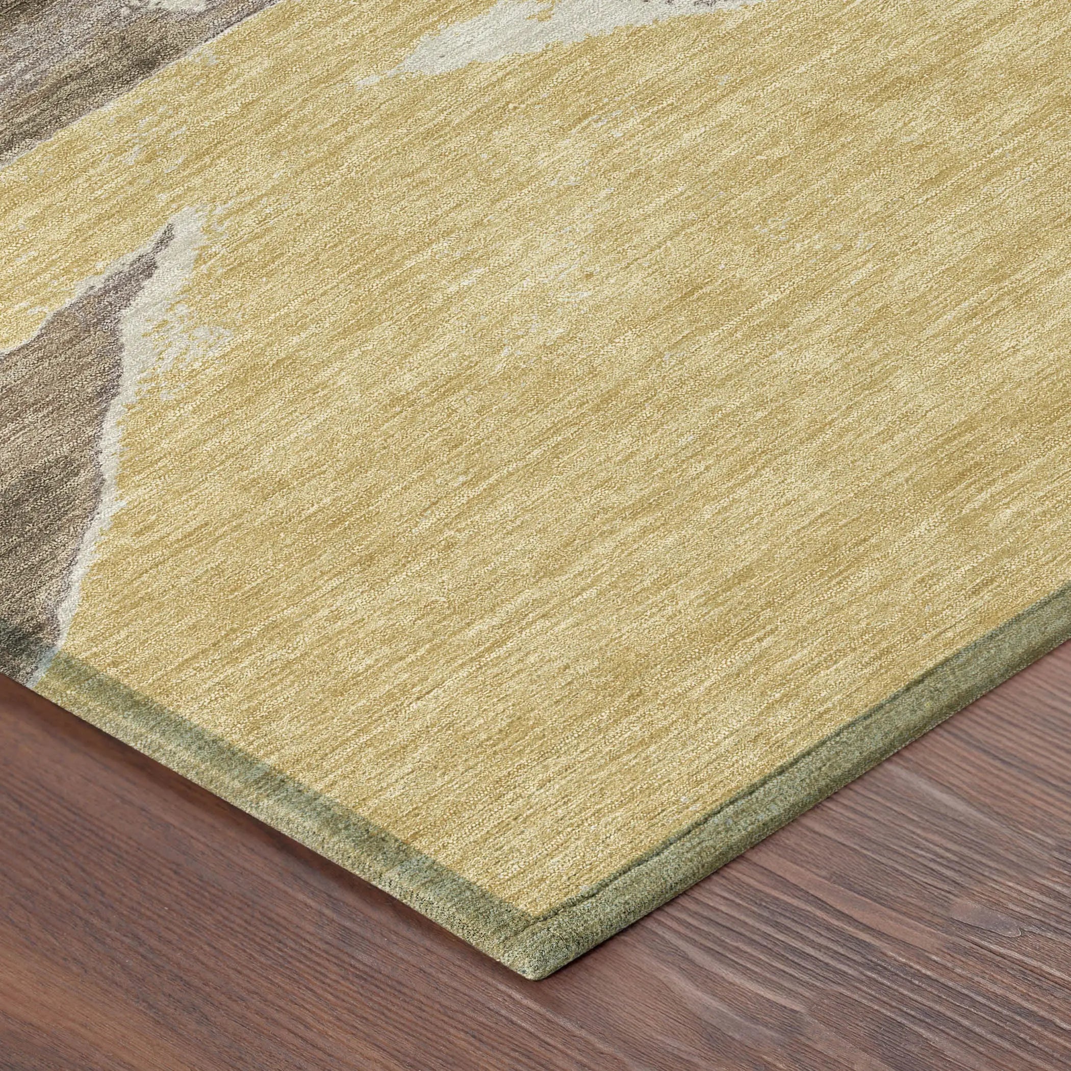 9' X 12' Chocolate And Brown Abstract Washable Indoor Outdoor Area Rug Homeroots Outdoor