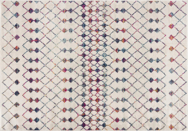 9' X 12' Cream And Blue Abstract Area Rug Homeroots Home Decor