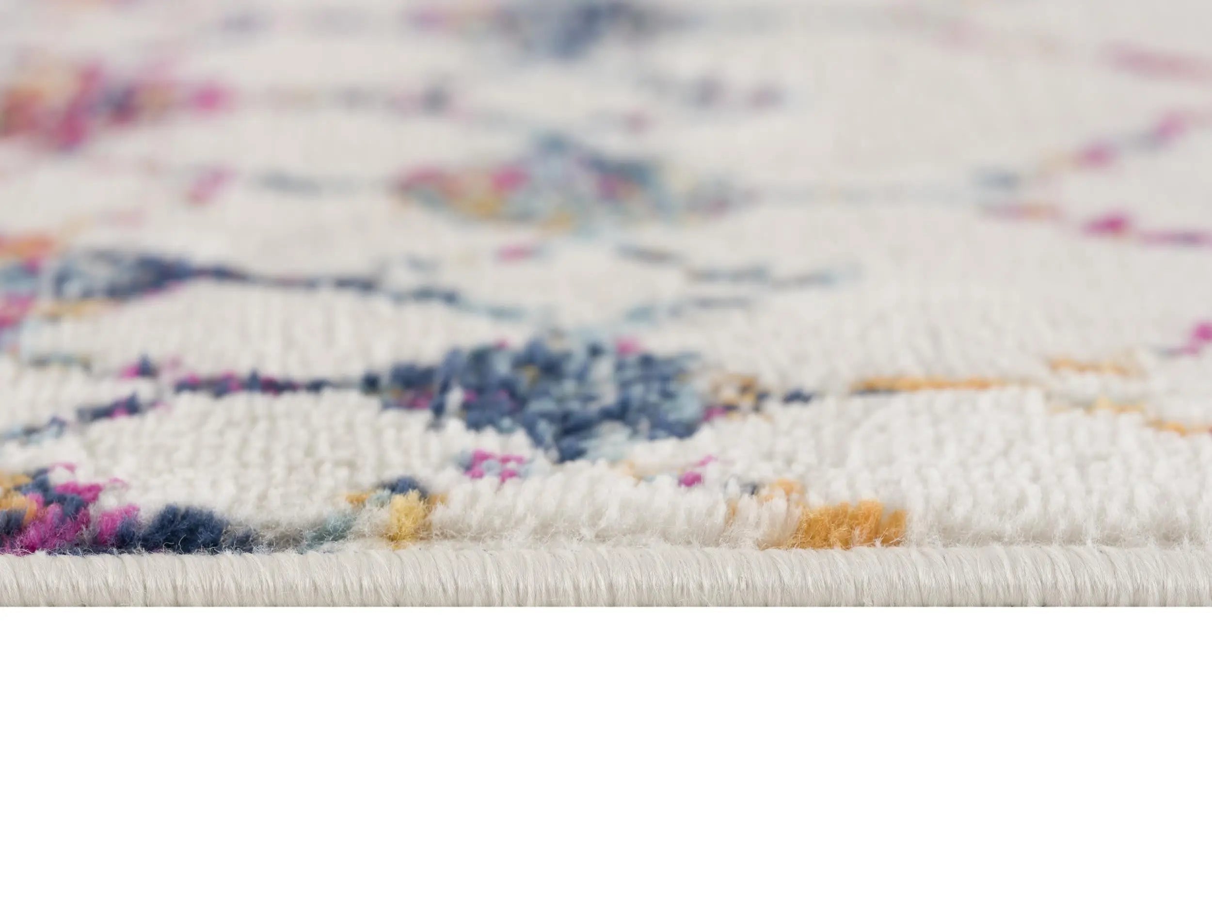 9' X 12' Cream And Blue Abstract Area Rug Homeroots Home Decor