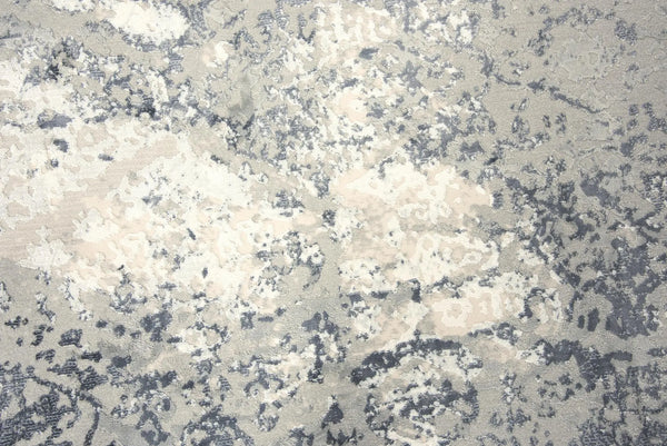 9' X 12' Cream Gray And Taupe Abstract Area Rug Homeroots Home Decor