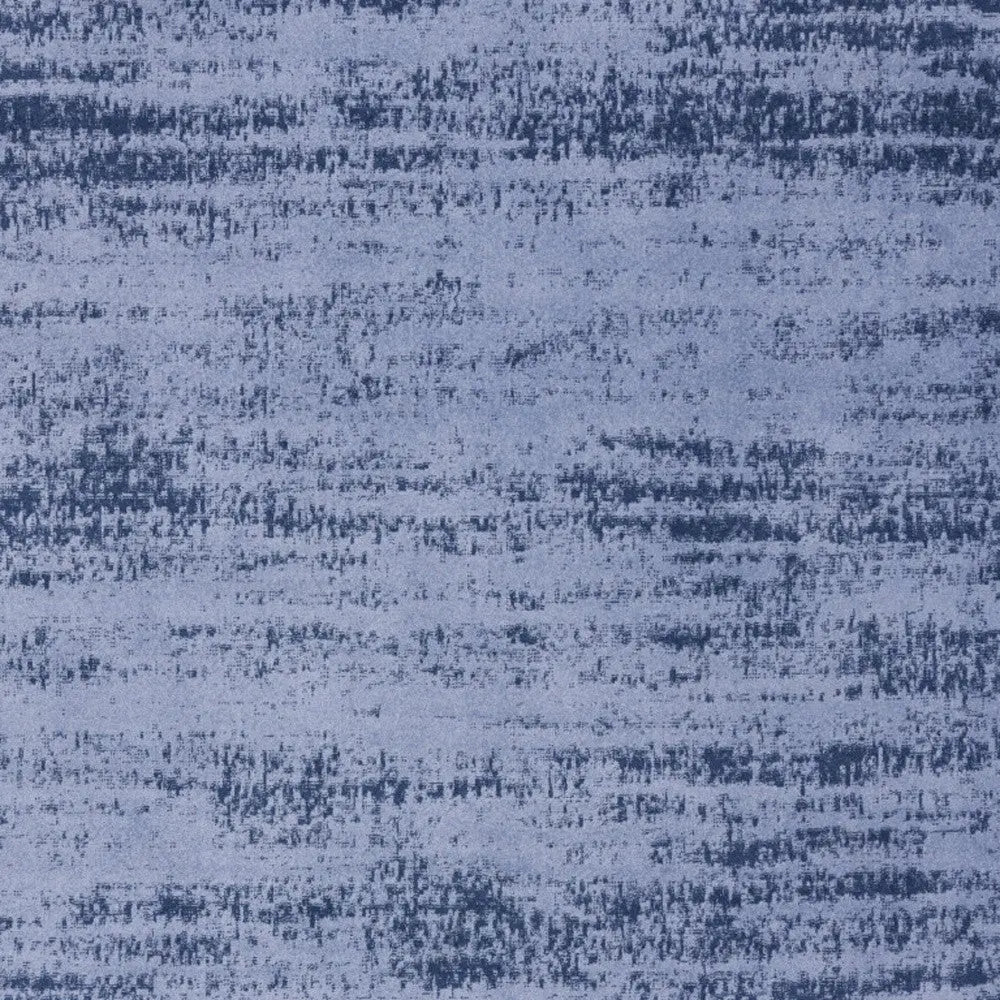 9' X 12' Denim Blue And Navy Blue Abstract Indoor Outdoor Area Rug Homeroots Outdoor