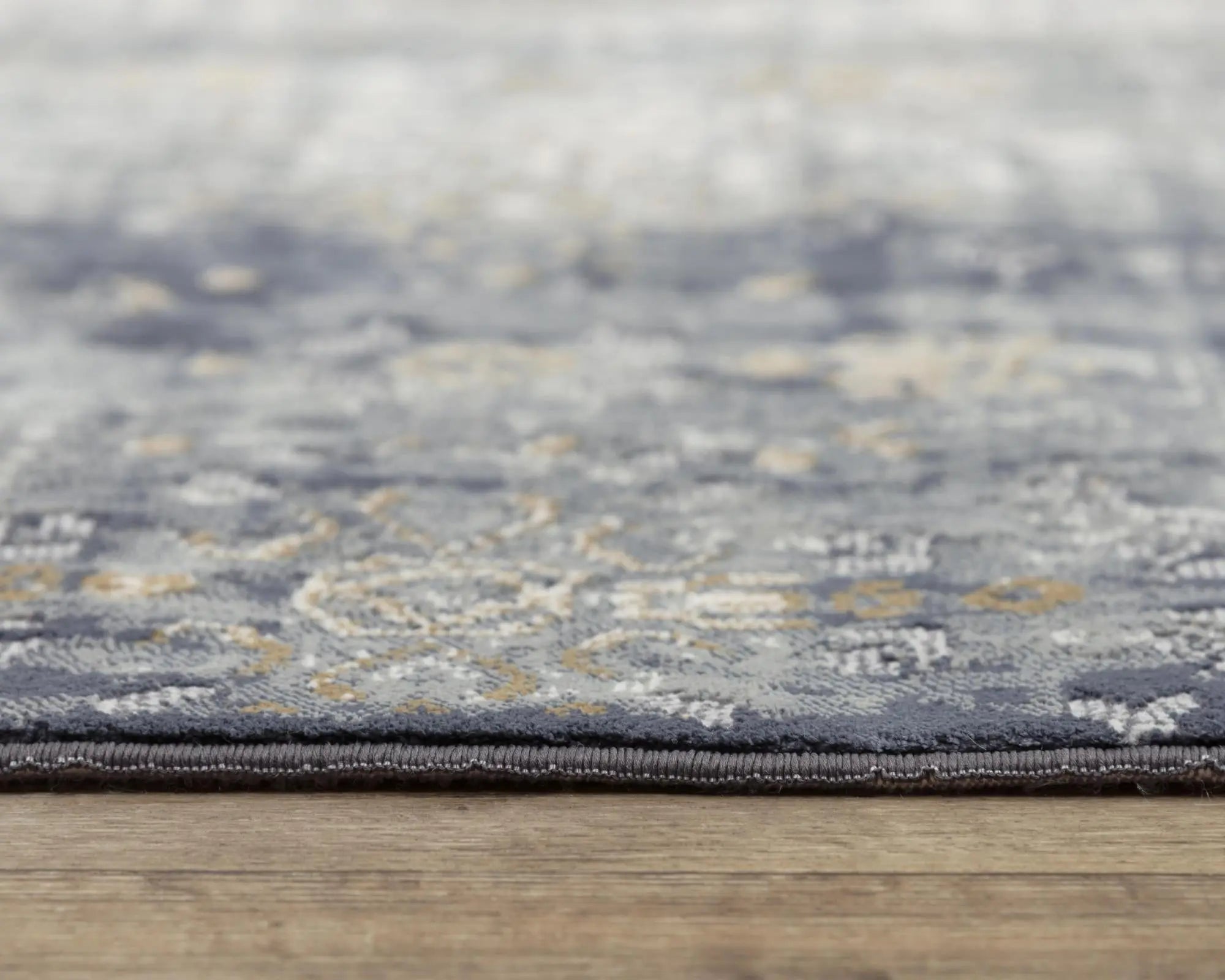 9' X 12' Gold Charcoal And Ivory Abstract Area Rug Homeroots Home Decor