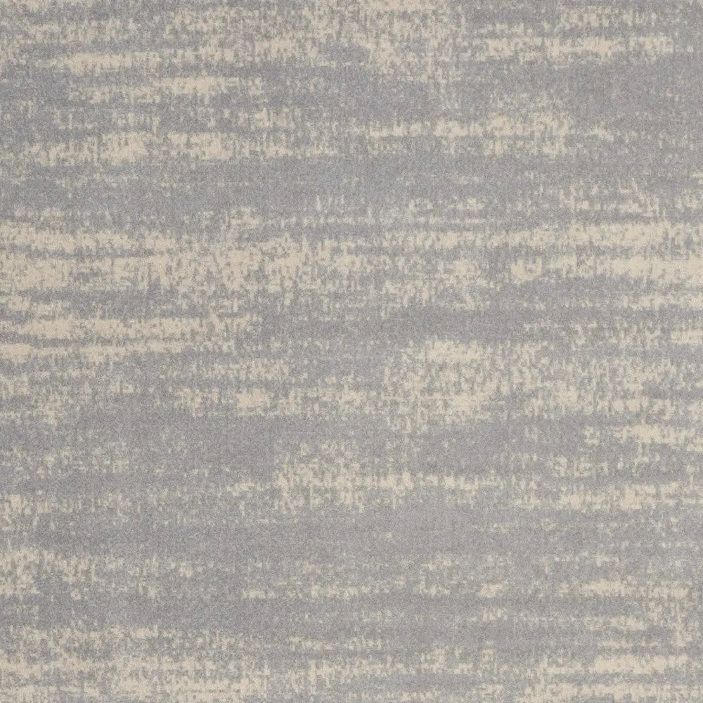 9' X 12' Gray And Beige Abstract Indoor Outdoor Area Rug Homeroots Outdoor