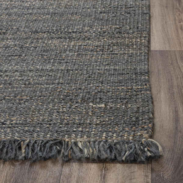 9' X 12' Gray And Brown Jute Hand Woven Area Rug Homeroots Home Decor