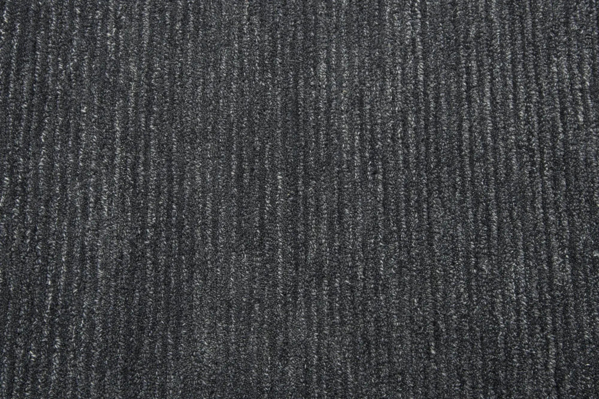 9' X 12' Gray And Dark Gray Wool Hand Tufted Area Rug Homeroots Home Decor