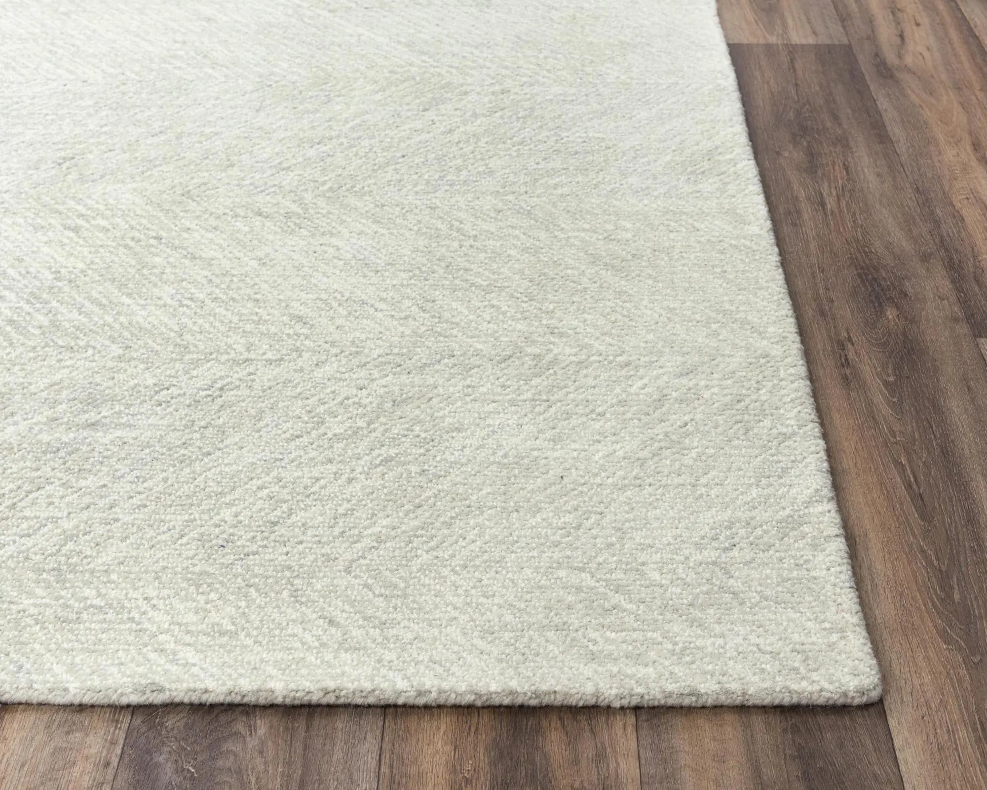 9' X 12' Gray And Ivory Wool Chevron Hand Tufted Area Rug Homeroots Home Decor