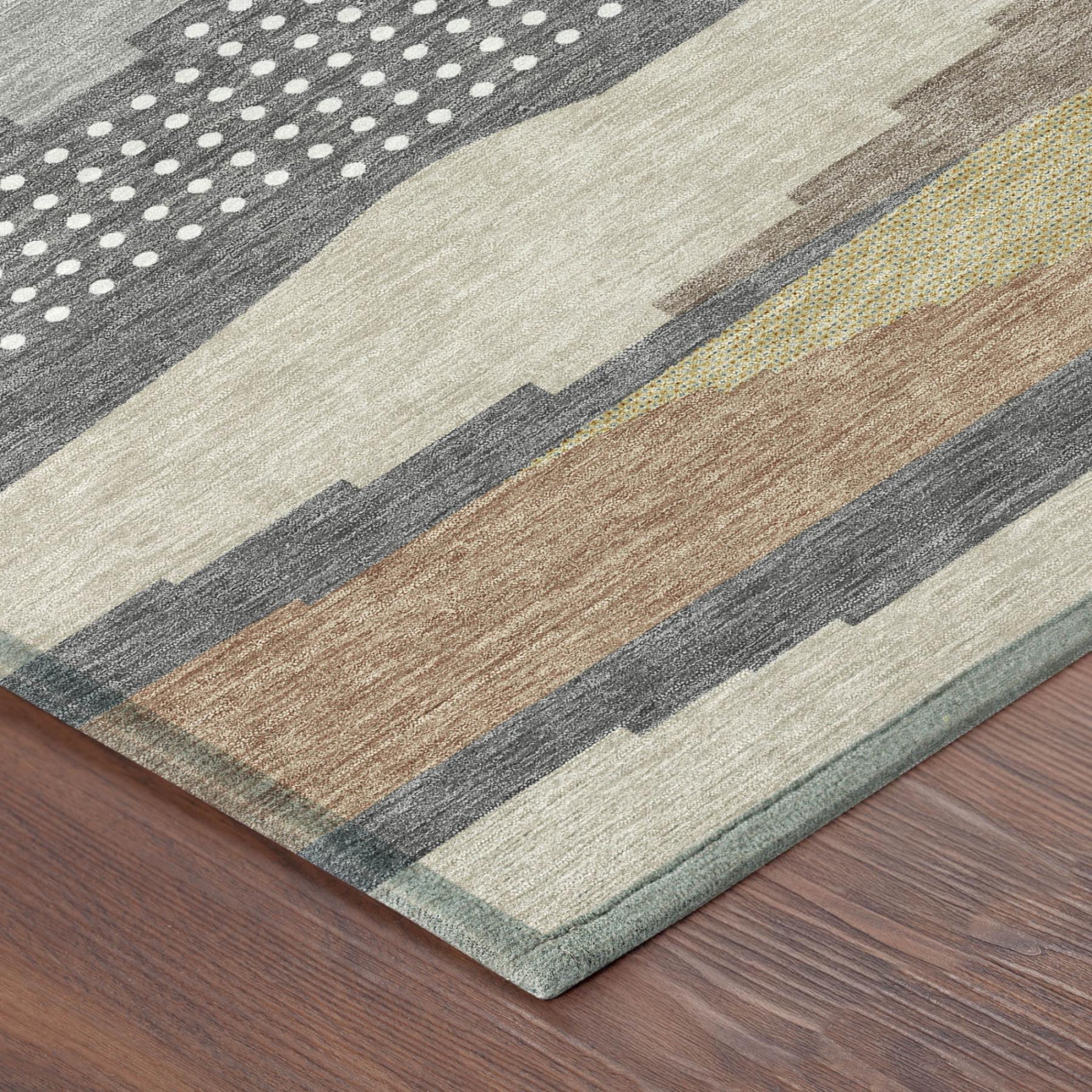 9' X 12' Gray And Pewter Abstract Washable Indoor Outdoor Area Rug Homeroots Outdoor