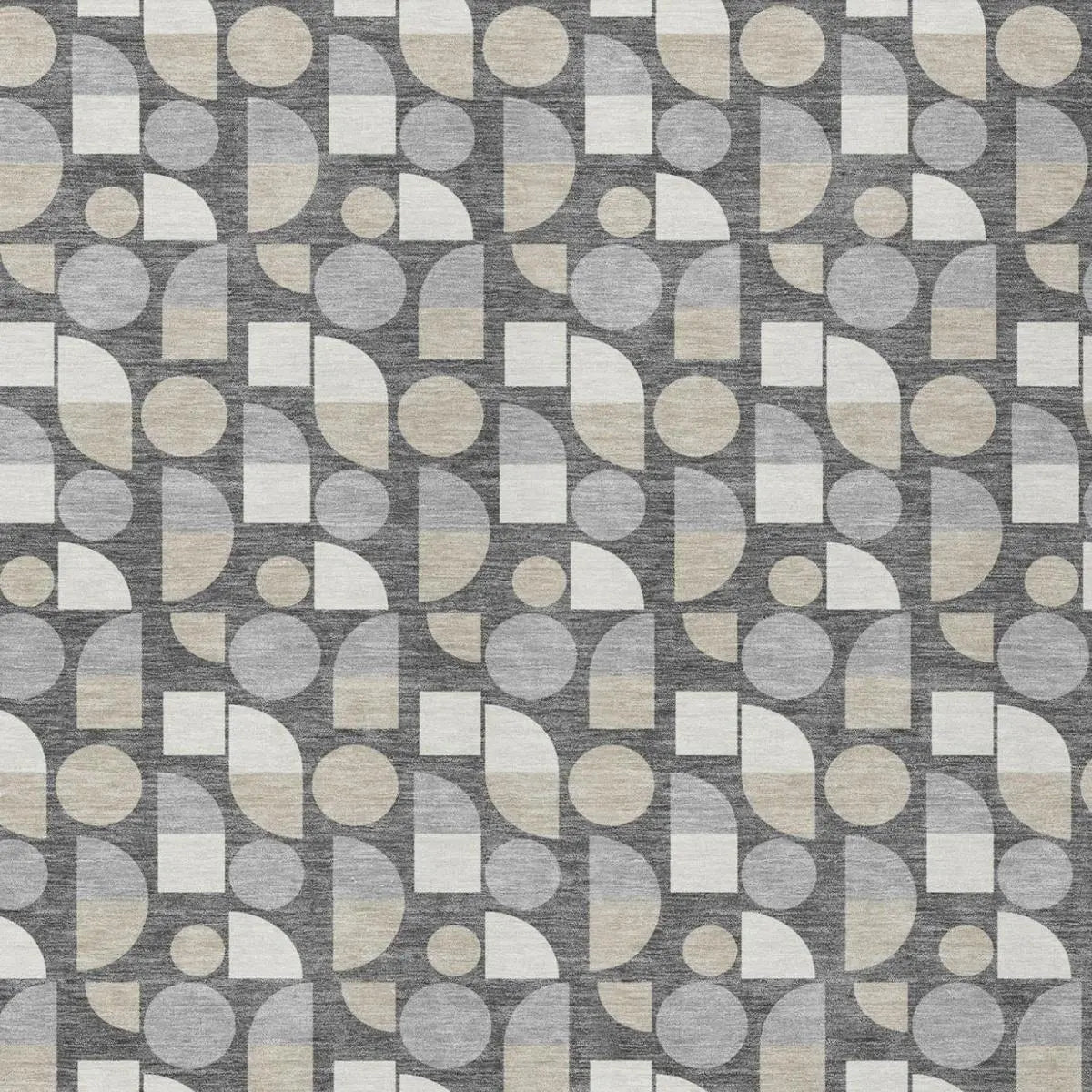 9' X 12' Gray And Silver Geometric Washable Indoor Outdoor Area Rug Homeroots Outdoor