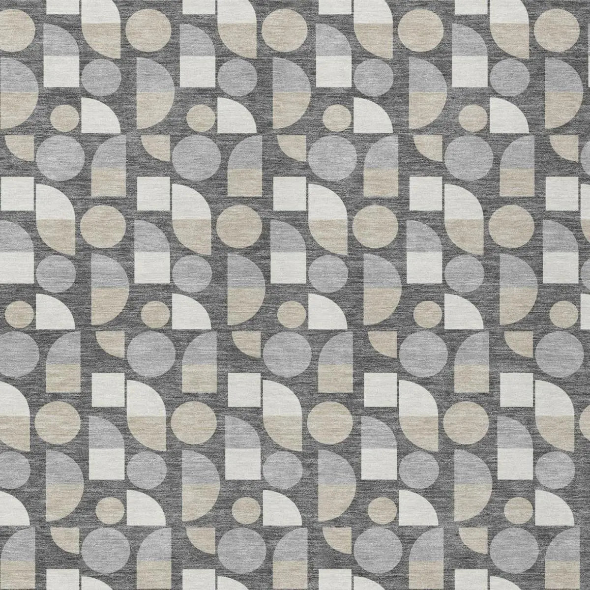 9' X 12' Gray And Silver Geometric Washable Indoor Outdoor Area Rug Homeroots Outdoor