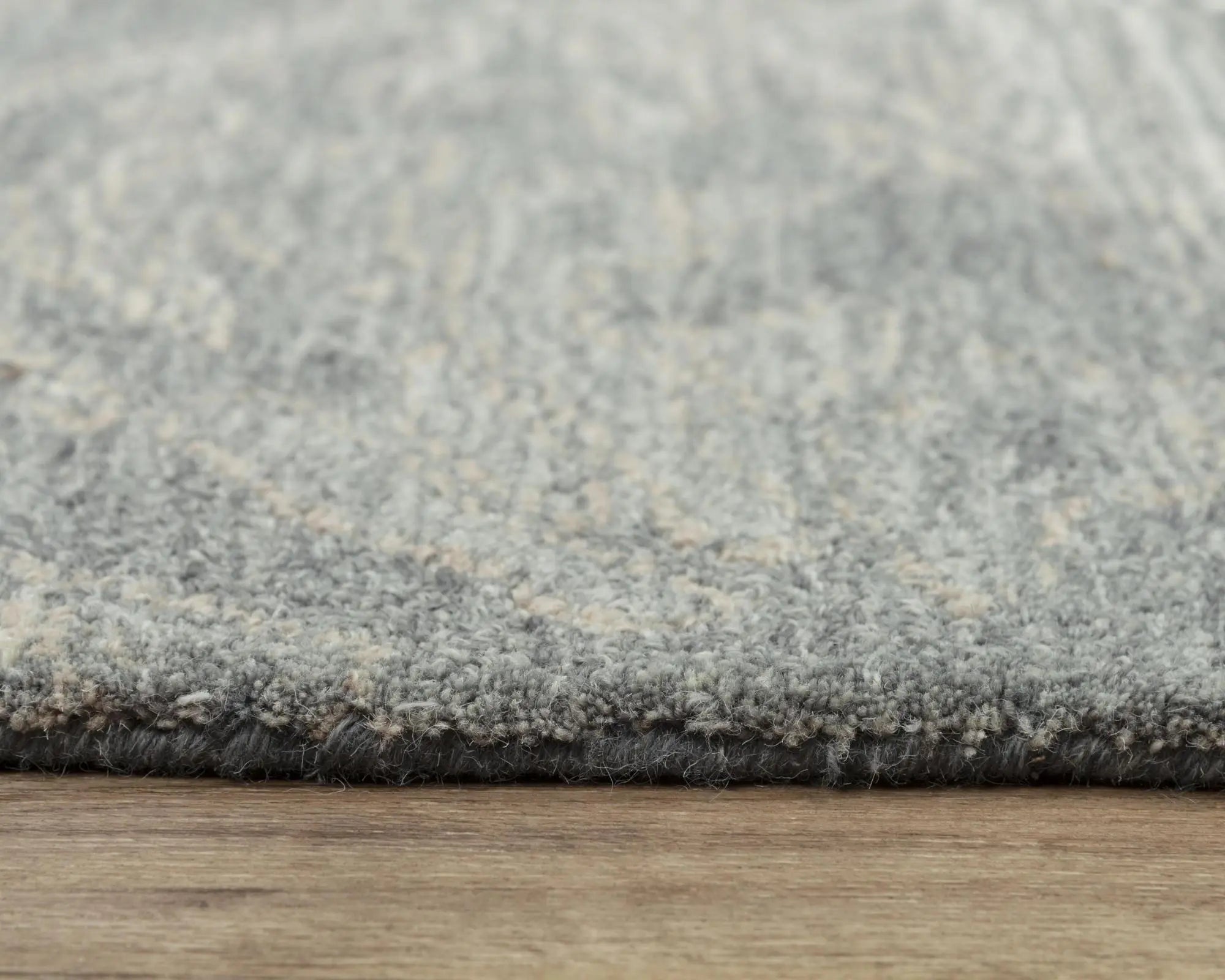 9' X 12' Gray Beige And Ivory Wool Abstract Hand Tufted Area Rug Homeroots Home Decor