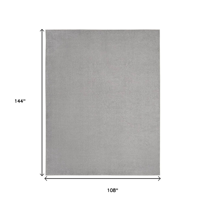 9' X 12' Gray Indoor Outdoor Area Rug - GreatEagleInc