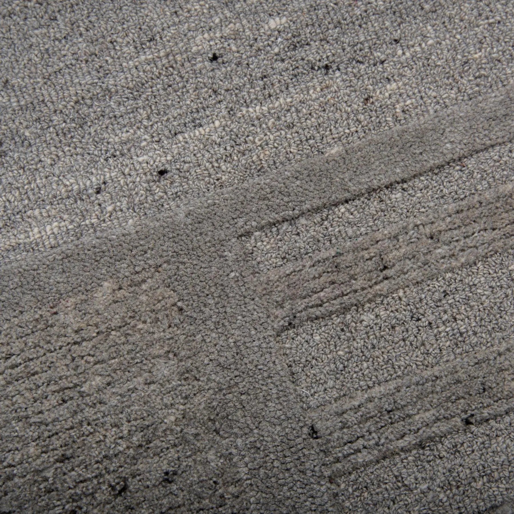9' X 12' Gray Light Gray And Dark Gray Wool Plaid Hand Tufted Area Rug Homeroots Home Decor
