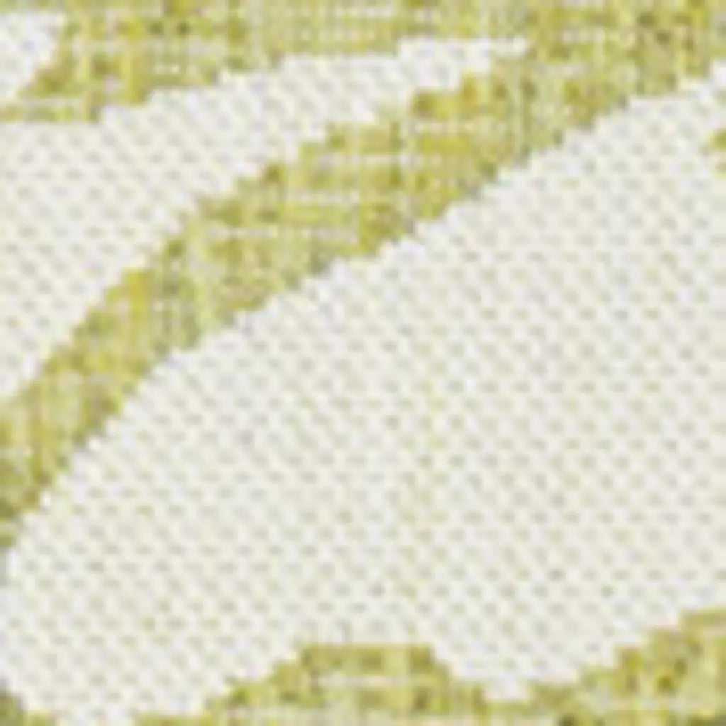 9' X 12' Green And Cream Floral Indoor Outdoor Area Rug Homeroots Outdoor