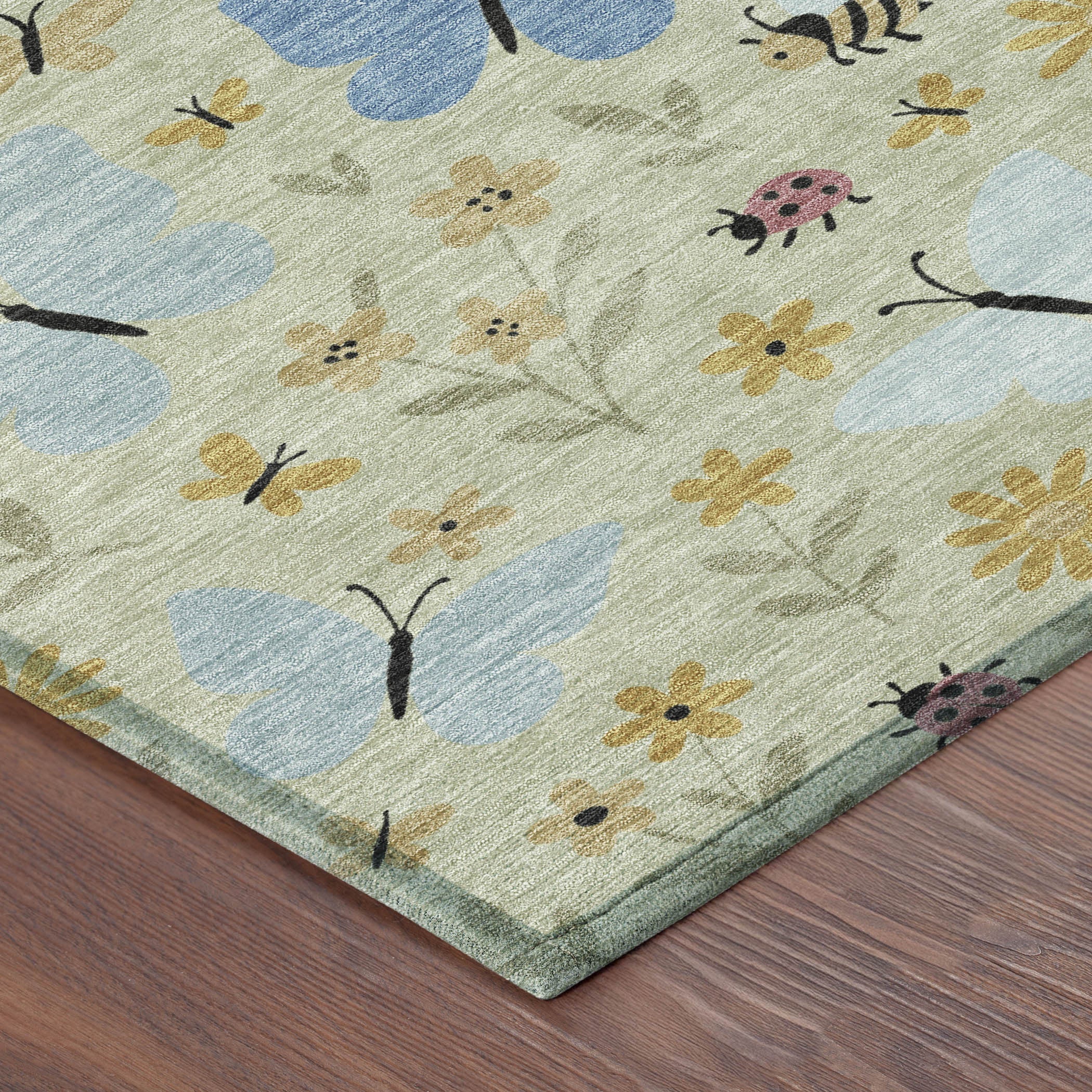 9' X 12' Green And Silver Abstract Washable Indoor Outdoor Area Rug Homeroots Outdoor