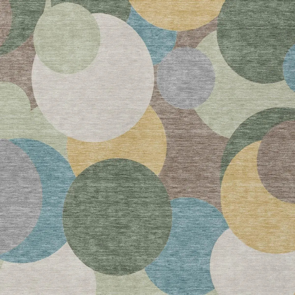 9' X 12' Green And Teal Blue Geometric Washable Indoor Outdoor Area Rug Homeroots Outdoor