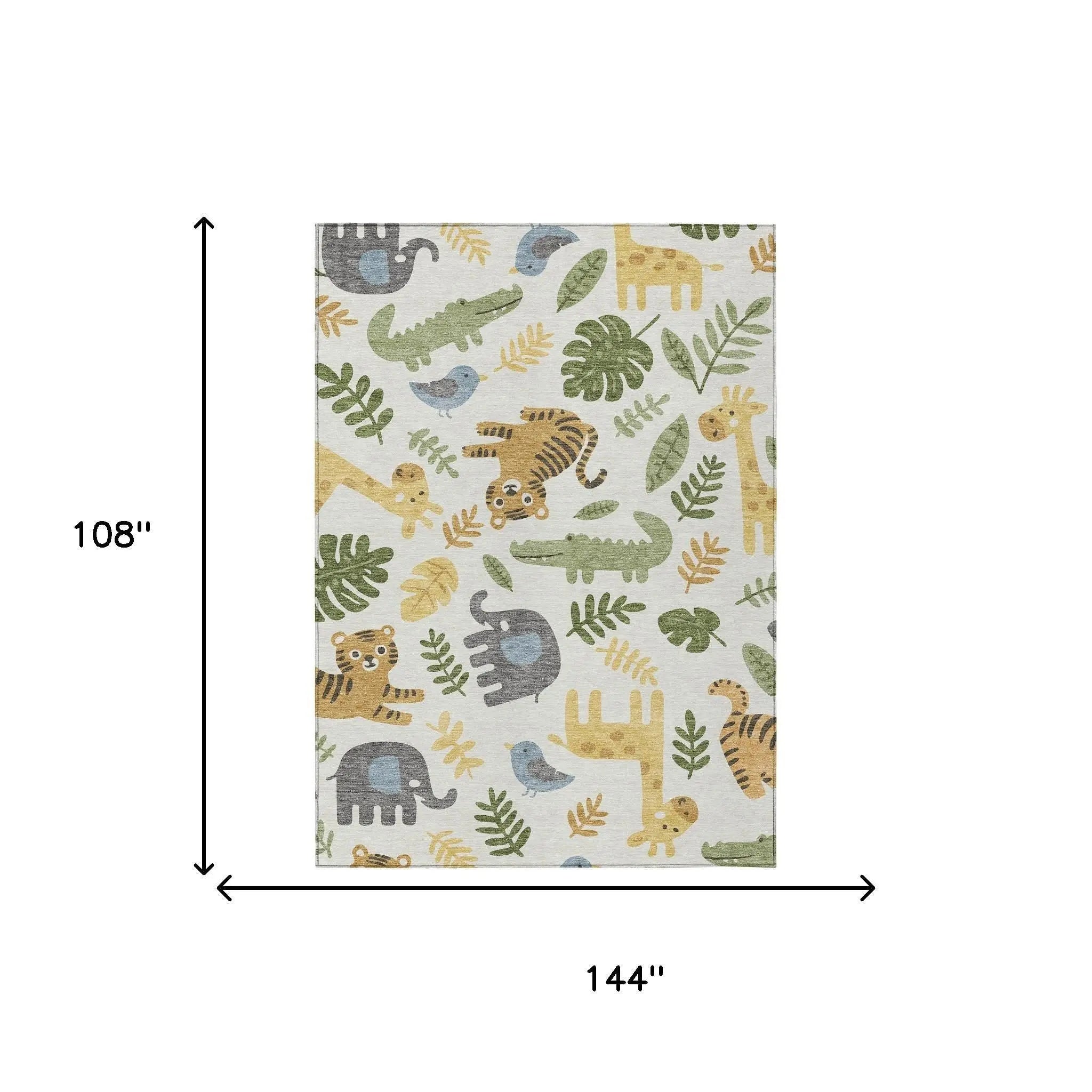 9' X 12' Ivory And Beige Abstract Washable Indoor Outdoor Area Rug Homeroots Outdoor