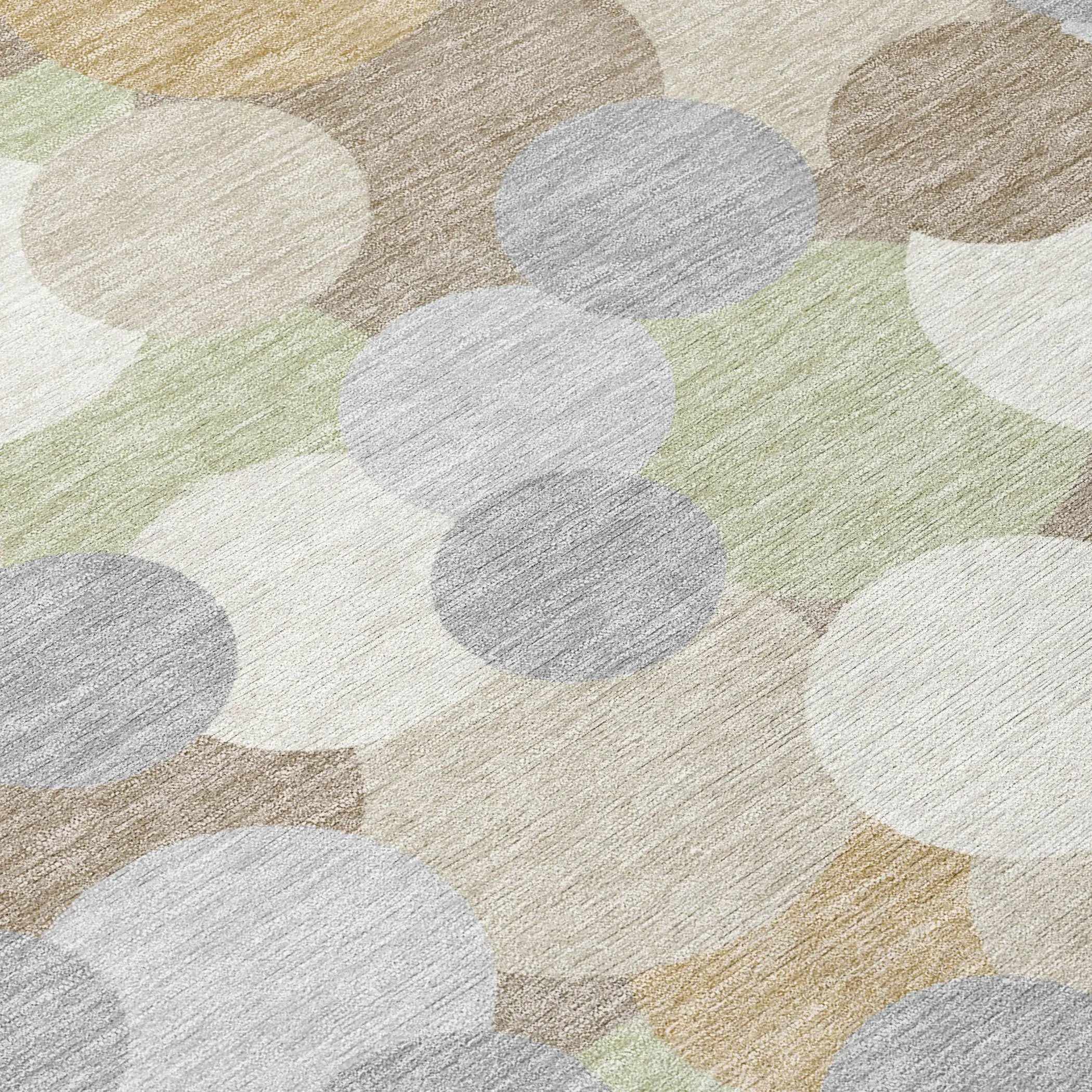 9' X 12' Ivory And Beige Geometric Washable Indoor Outdoor Area Rug Homeroots Outdoor