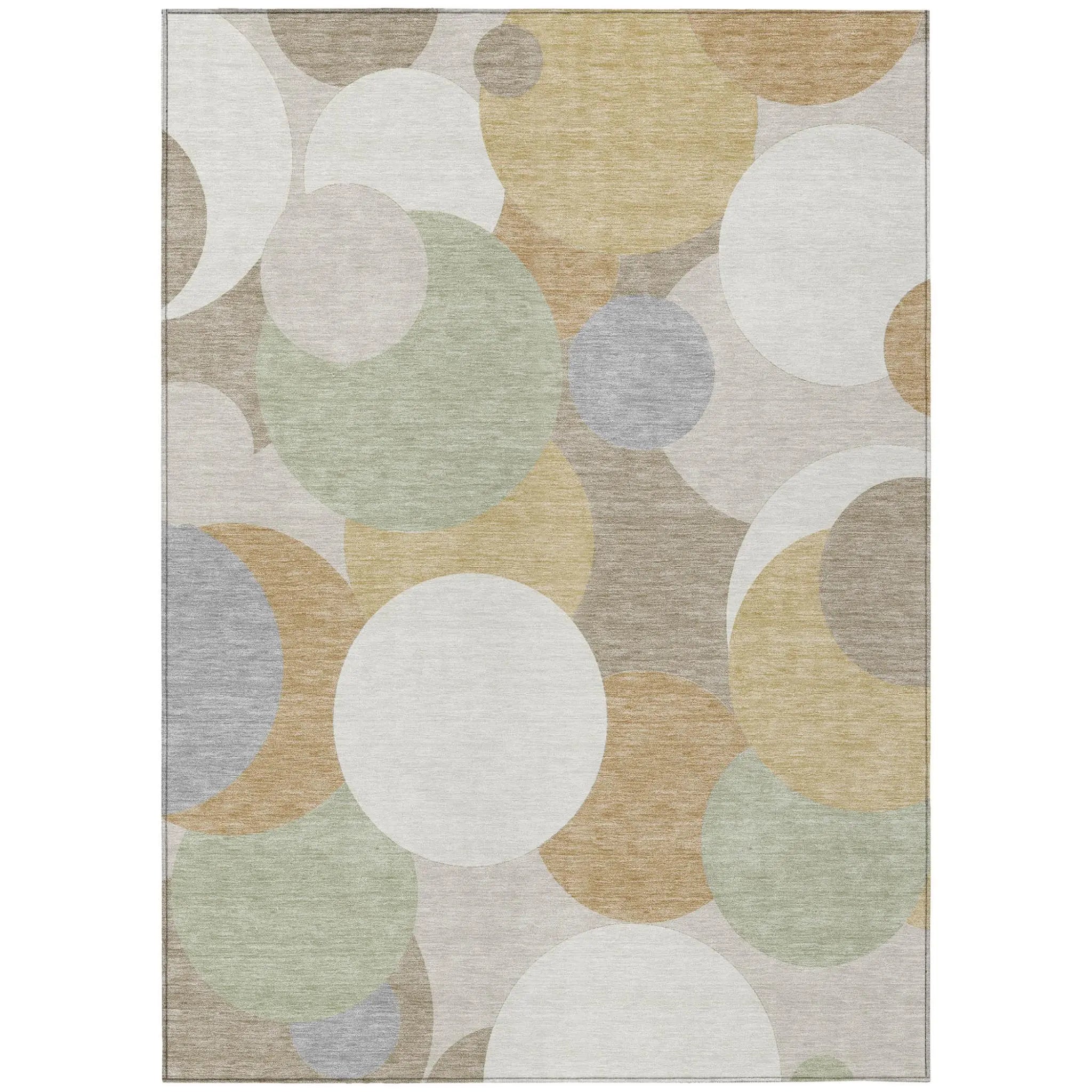 9' X 12' Ivory And Beige Geometric Washable Indoor Outdoor Area Rug Homeroots Outdoor