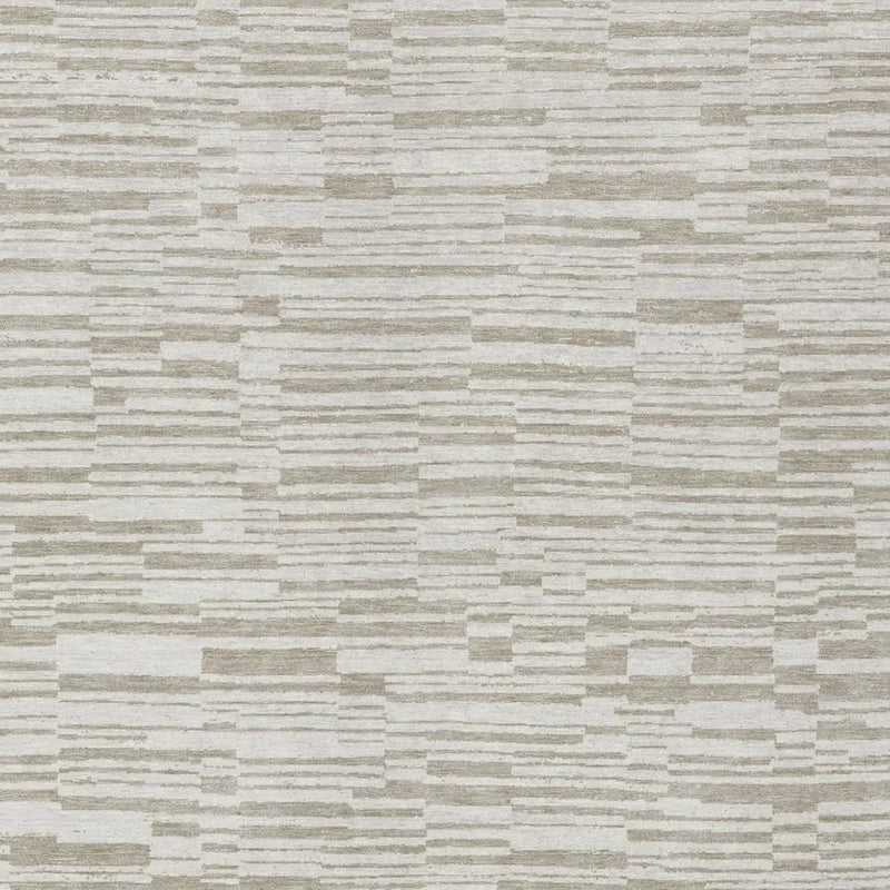 9' X 12' Ivory And Beige Striped Washable Indoor Outdoor Area Rug Homeroots Outdoor