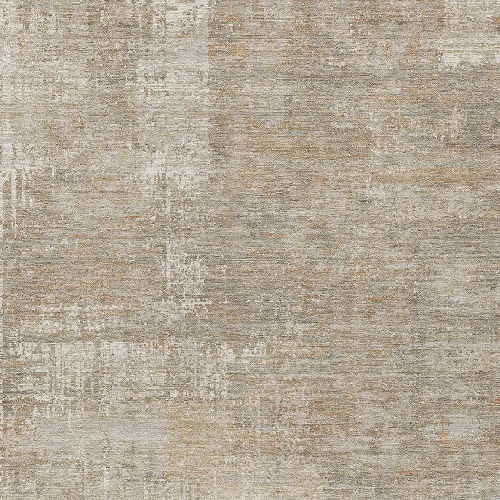 9' X 12' Ivory And Blue Abstract Washable Indoor Outdoor Area Rug Homeroots Outdoor
