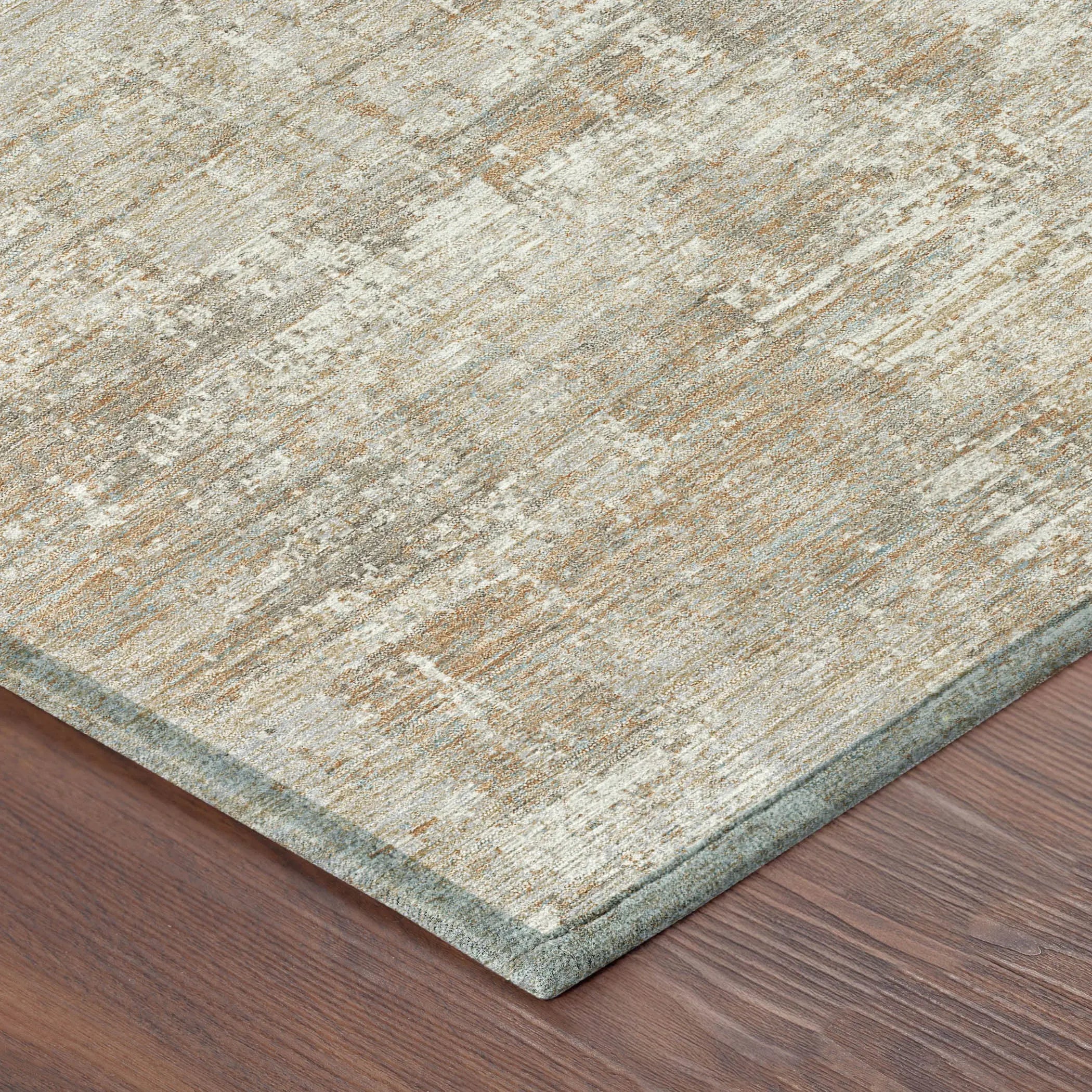 9' X 12' Ivory And Blue Abstract Washable Indoor Outdoor Area Rug Homeroots Outdoor