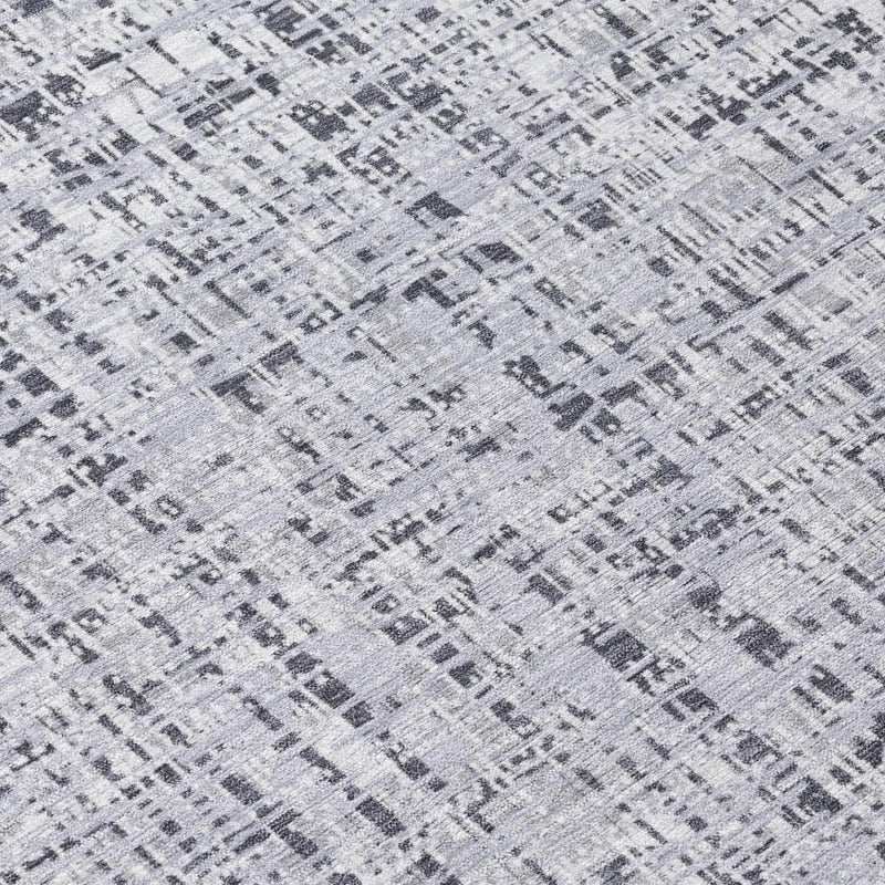 9' X 12' Ivory And Gray Abstract Washable Indoor Outdoor Area Rug Homeroots Outdoor