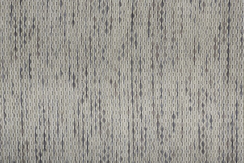 9' X 12' Ivory And Gray Wool Hand Woven Area Rug Homeroots Home Decor