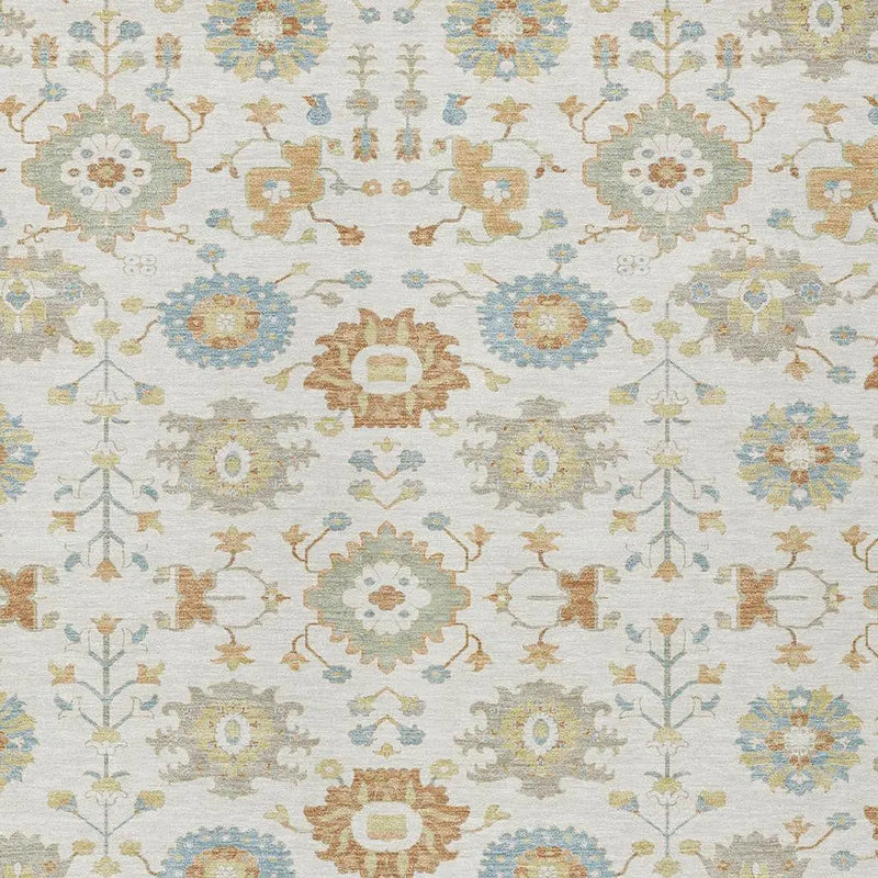 9' X 12' Ivory And Linen Geometric Washable Indoor Outdoor Area Rug Homeroots Outdoor