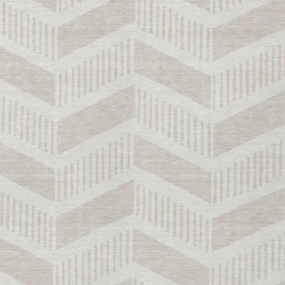 9' X 12' Ivory And Linen Geometric Washable Indoor Outdoor Area Rug Homeroots Outdoor