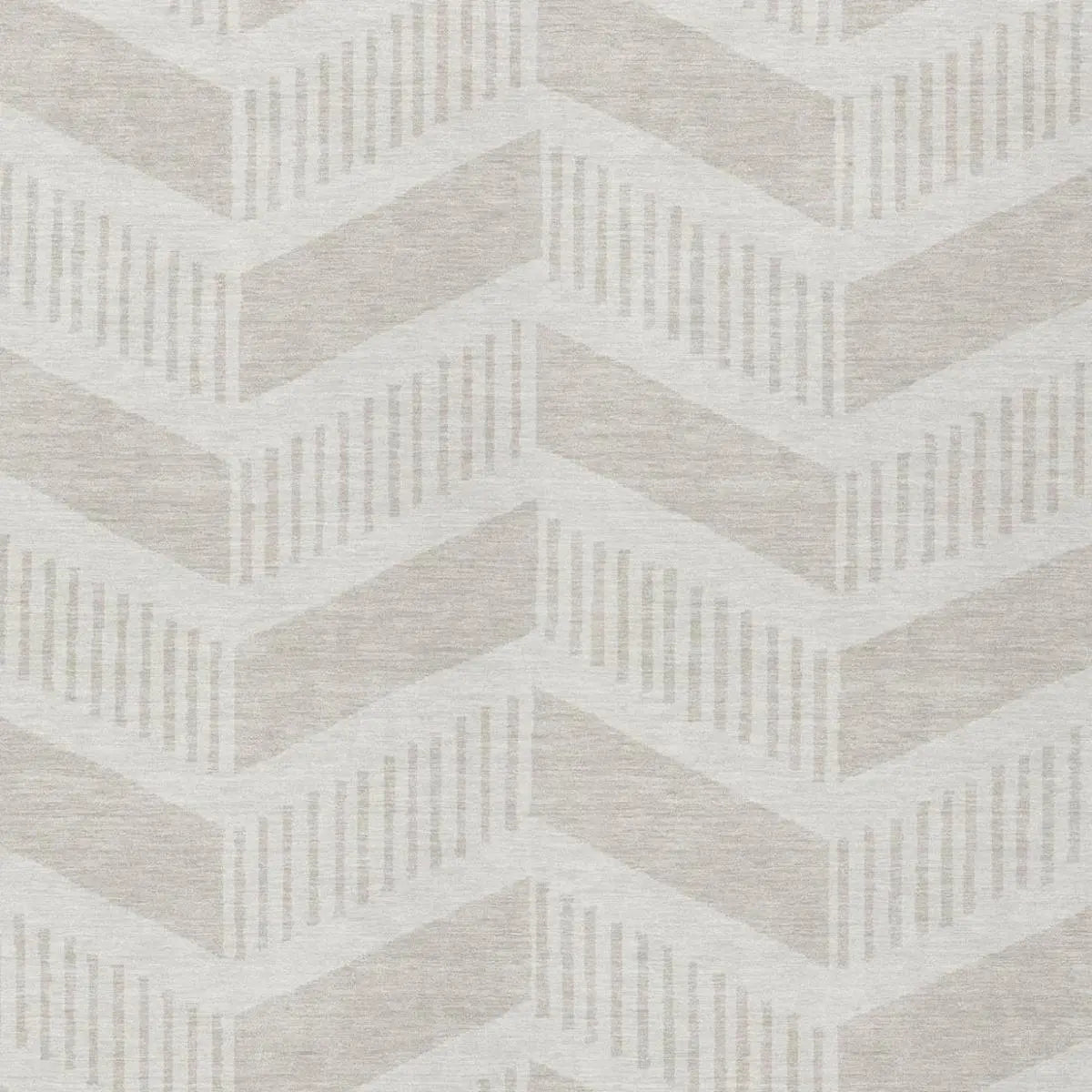 9' X 12' Ivory And Linen Geometric Washable Indoor Outdoor Area Rug Homeroots Outdoor