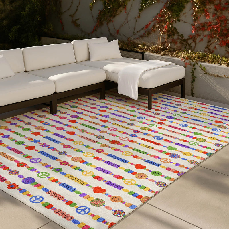9' X 12' Ivory And Olive Green Geometric Washable Indoor Outdoor Area Rug Homeroots Outdoor