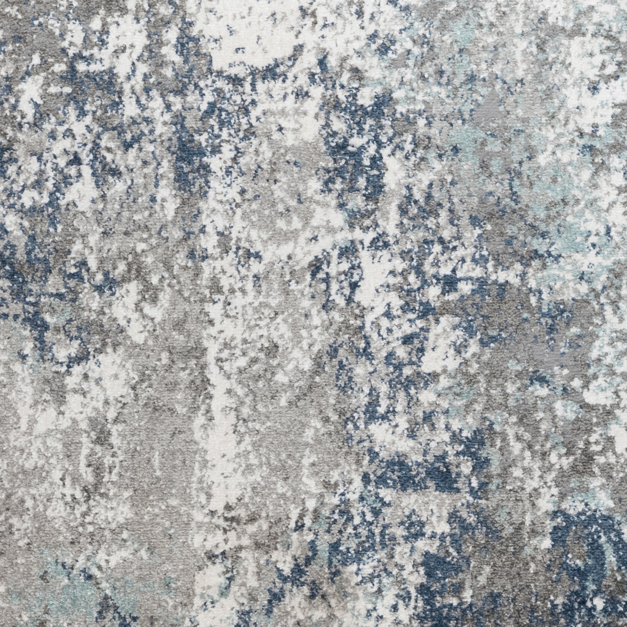 9' X 12' Ivory Blue And Gray Abstract Area Rug Homeroots Home Decor