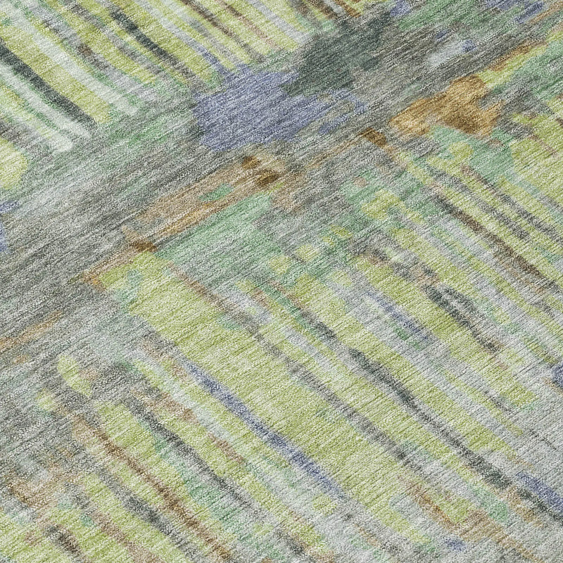 9' X 12' Khaki And Taupe Abstract Washable Indoor Outdoor Area Rug Homeroots Outdoor