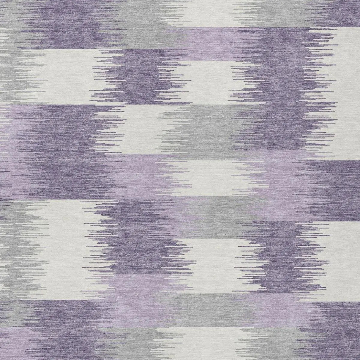 9' X 12' Lilac And Purple Geometric Washable Indoor Outdoor Area Rug Homeroots Outdoor