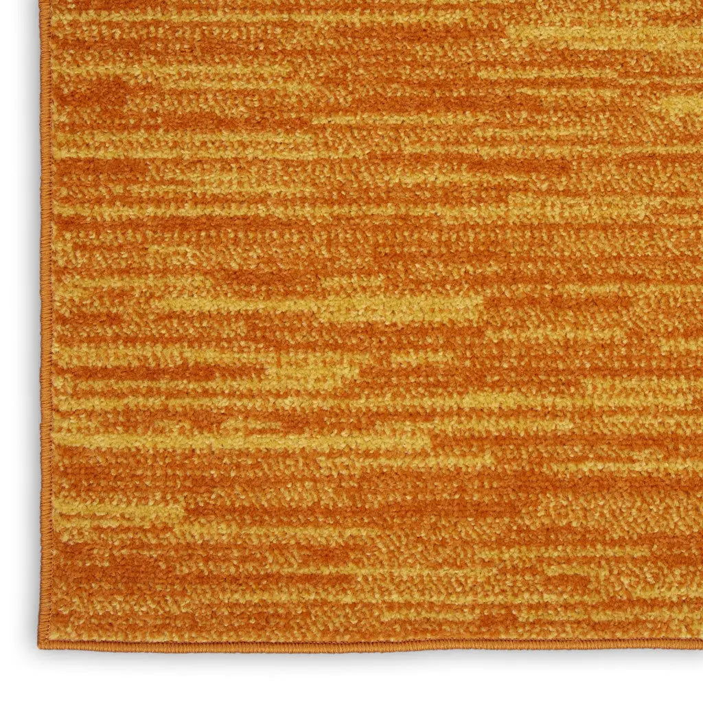 9' X 12' Orange Indoor Outdoor Area Rug - GreatEagleInc