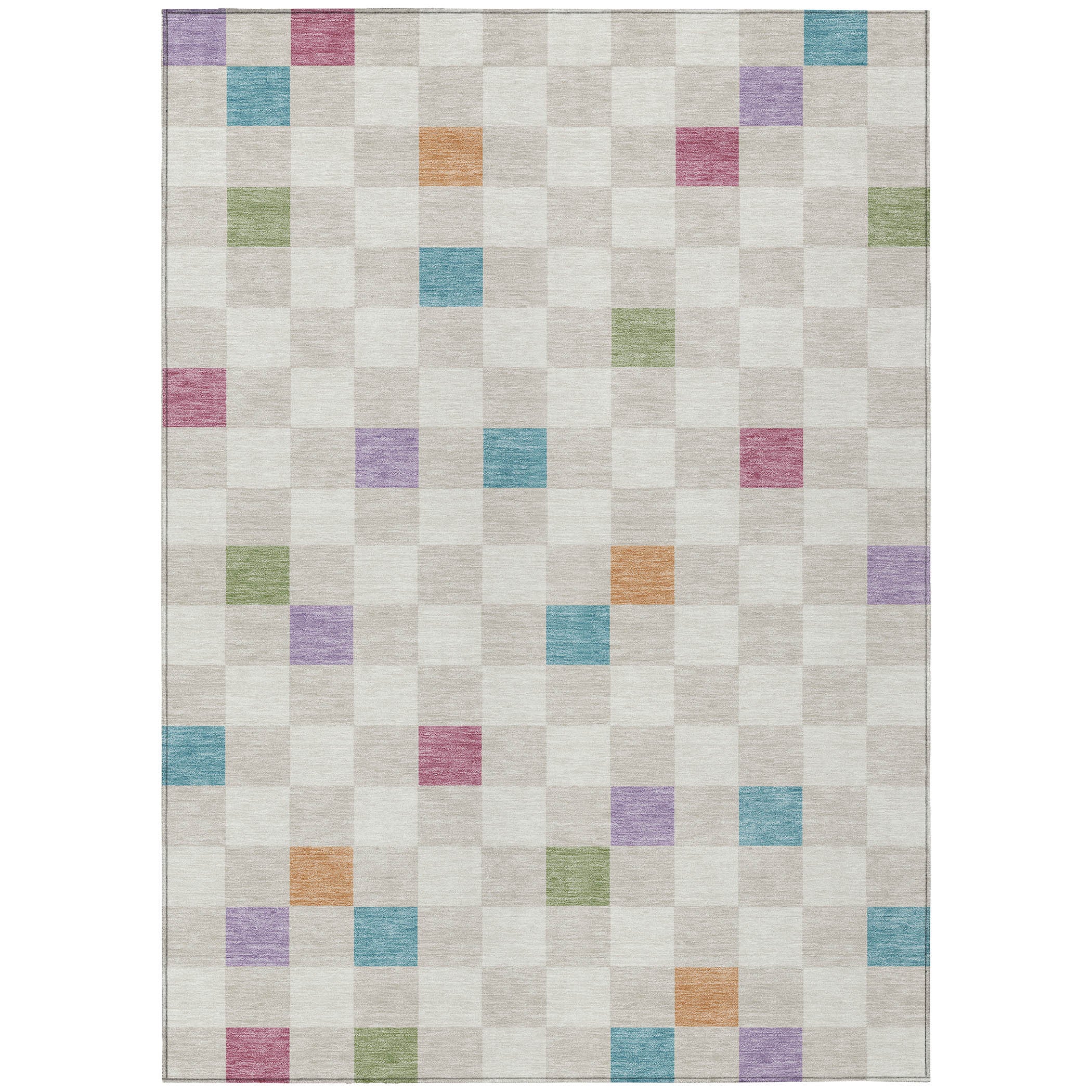 9' X 12' Pearl And Ivory Geometric Washable Indoor Outdoor Area Rug Homeroots Outdoor