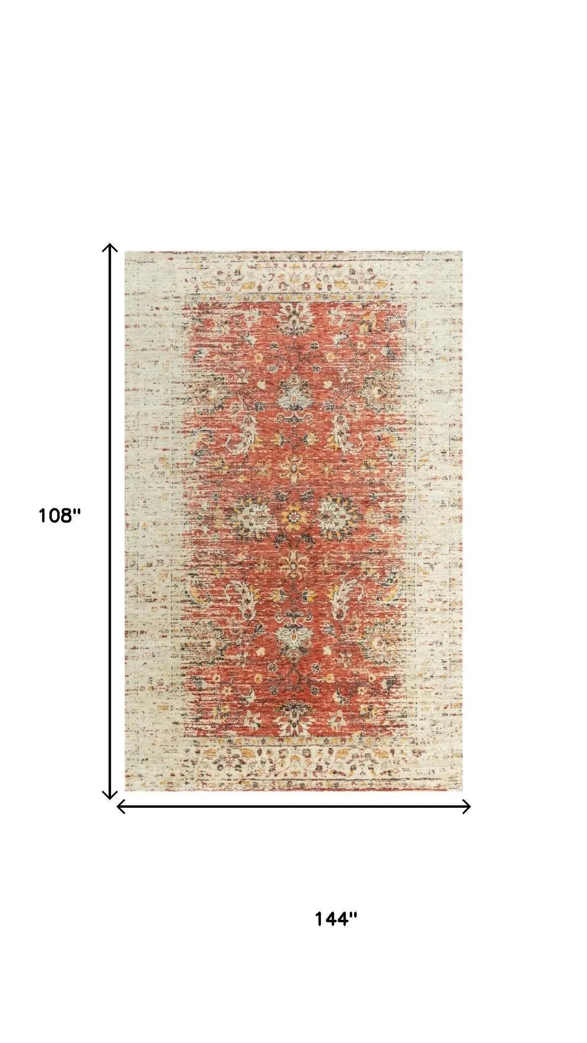 9' X 12' Red Beige Rust And Gold New Zealand Lambs Wool Oriental Hand Carved Handmade Area Rug Homeroots Home Decor