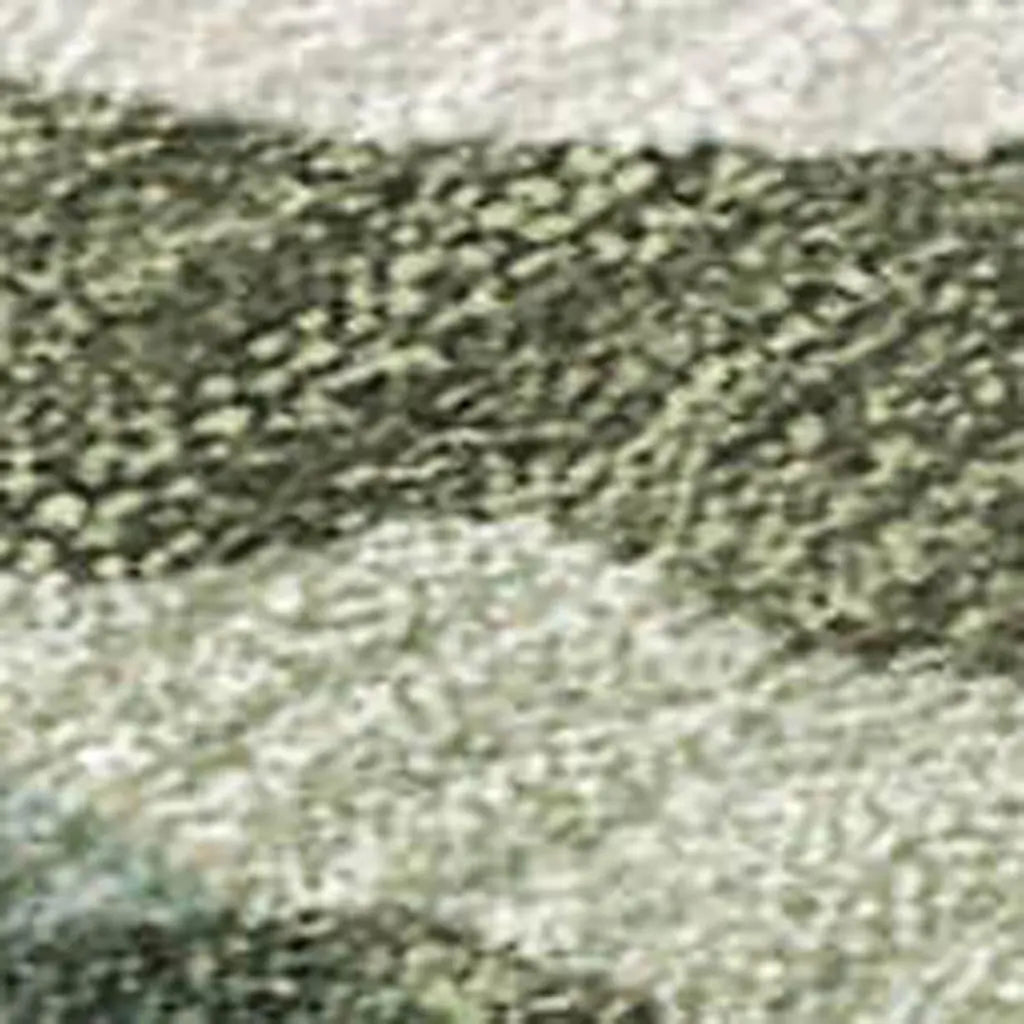 9' X 12' Sage And Beige Tribal Washable Indoor Outdoor Area Rug Homeroots Outdoor