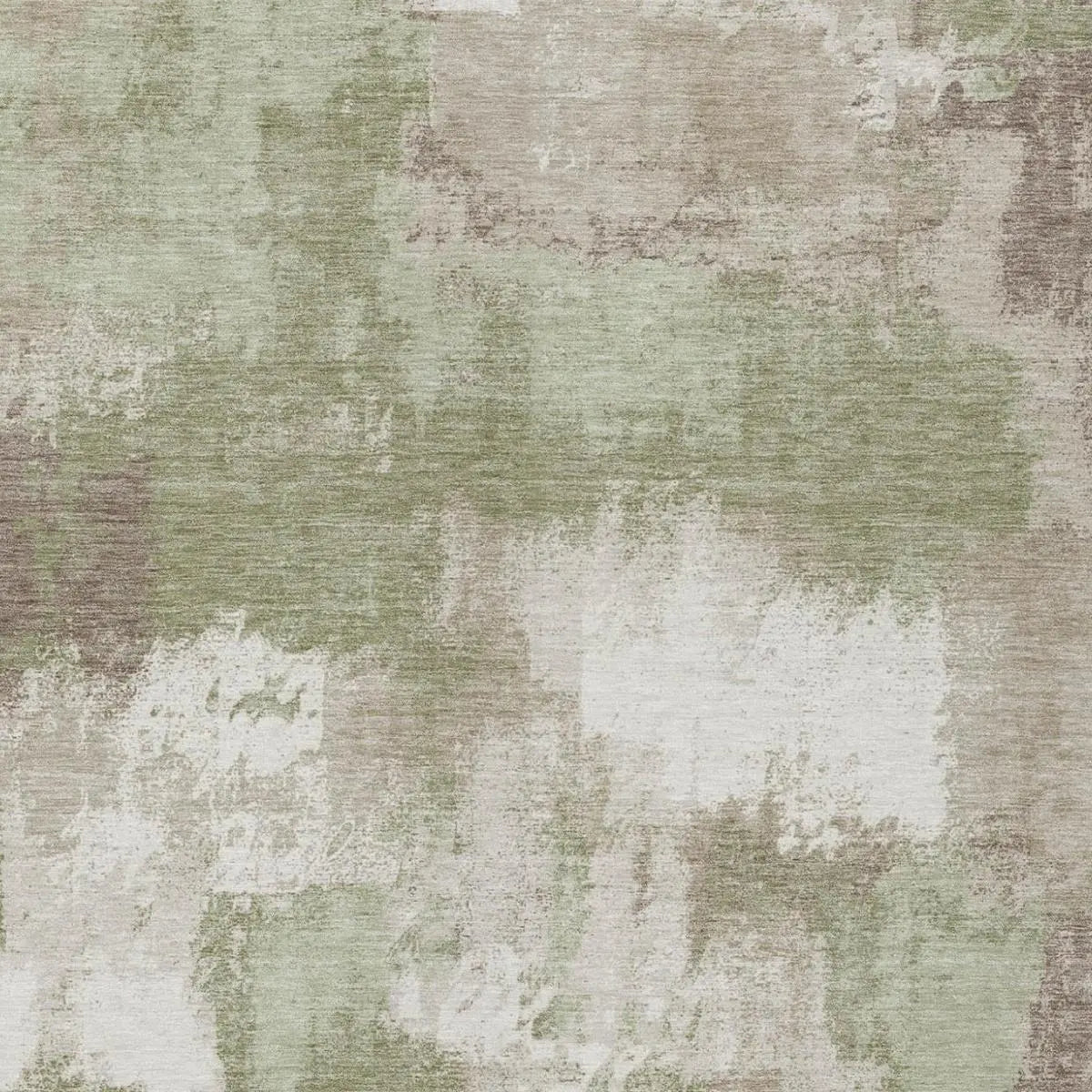9' X 12' Sage And Green Abstract Washable Indoor Outdoor Area Rug Homeroots Outdoor