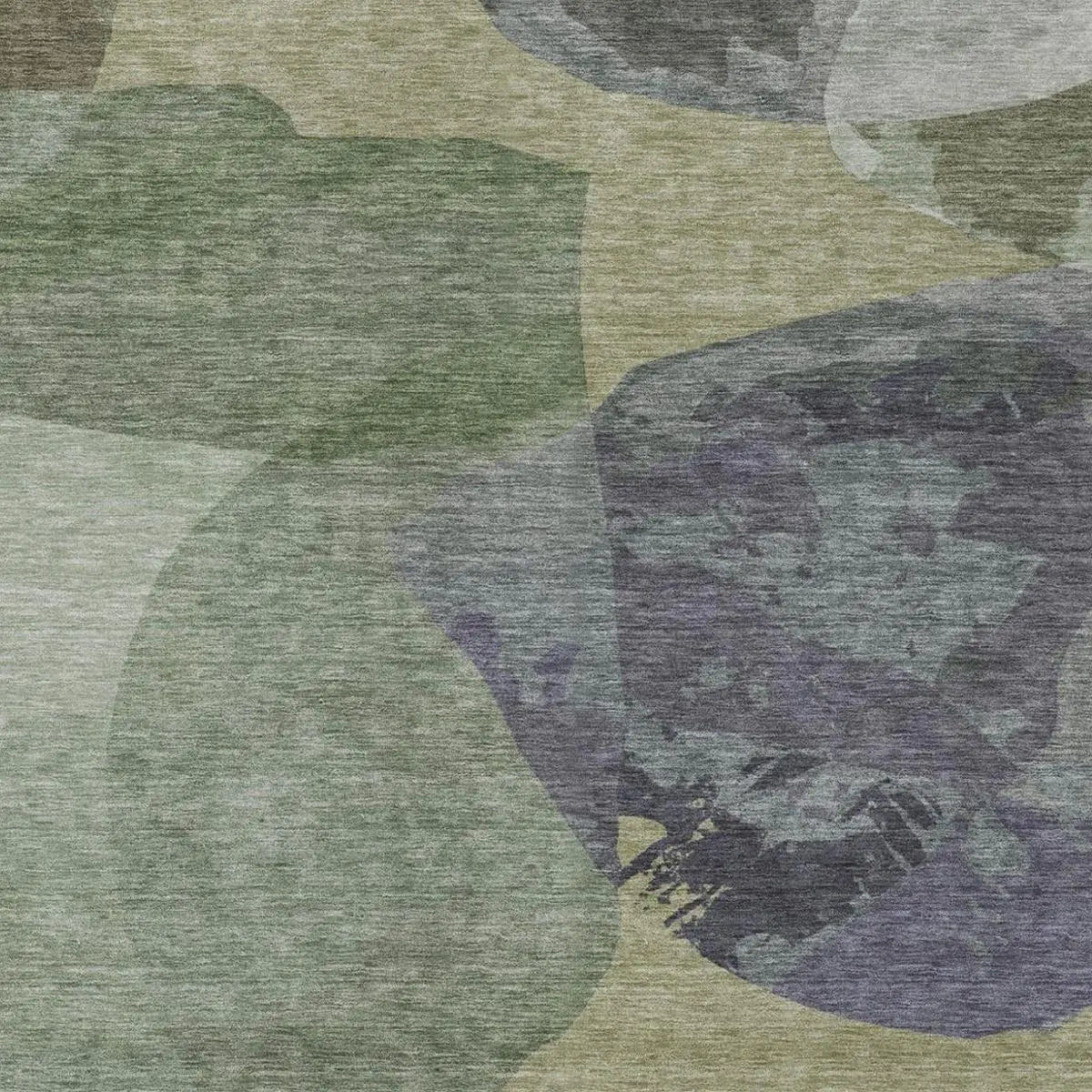 9' X 12' Sage And Green Abstract Washable Indoor Outdoor Area Rug Homeroots Outdoor
