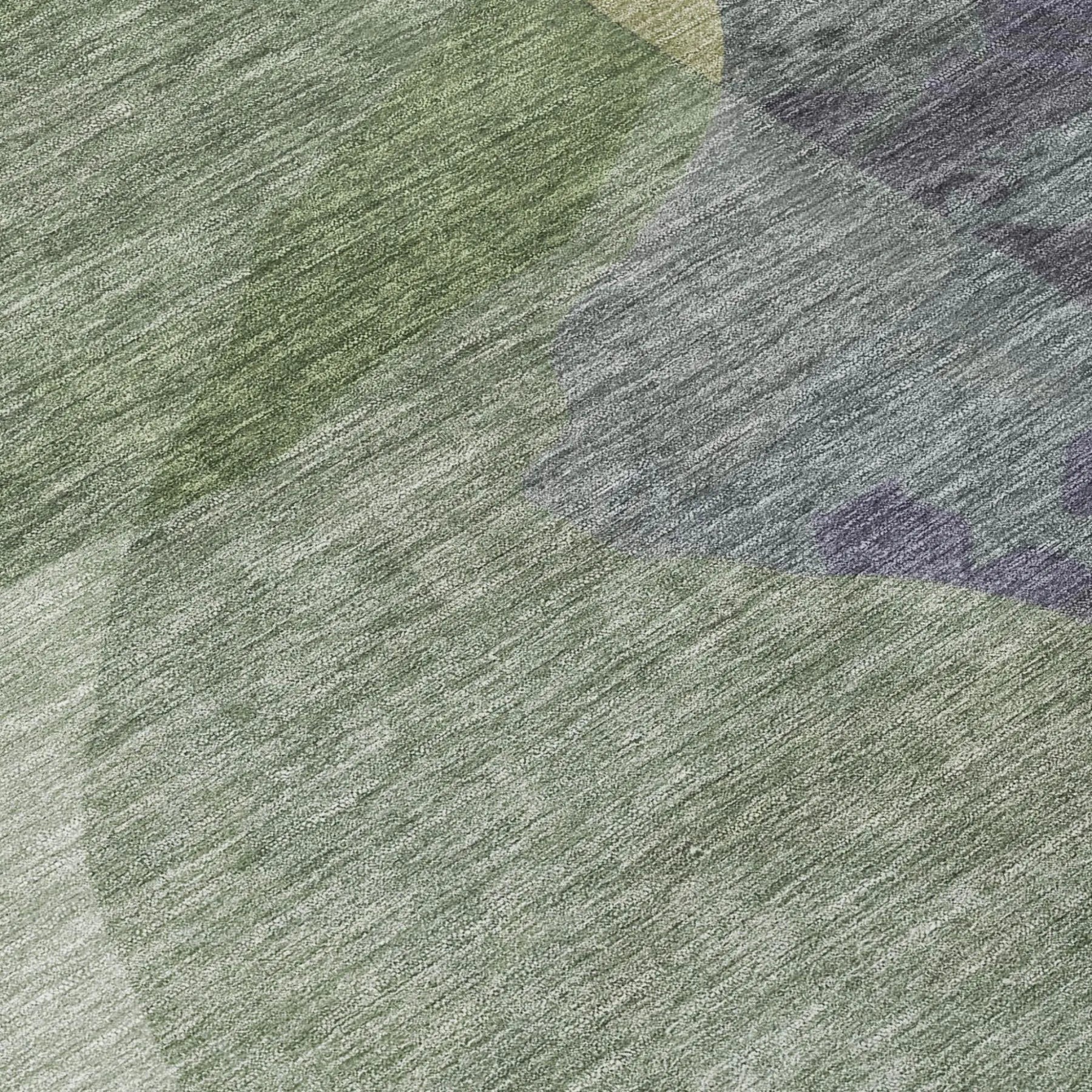 9' X 12' Sage And Green Abstract Washable Indoor Outdoor Area Rug Homeroots Outdoor