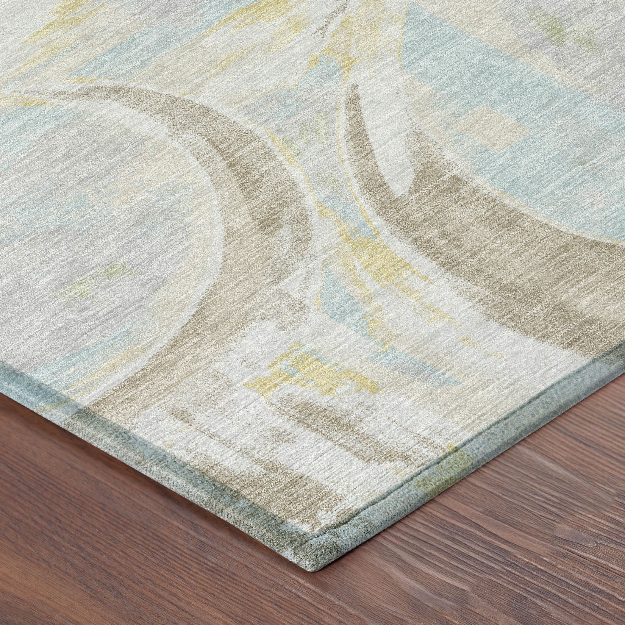 9' X 12' Silver And Gray Abstract Washable Indoor Outdoor Area Rug Homeroots Outdoor