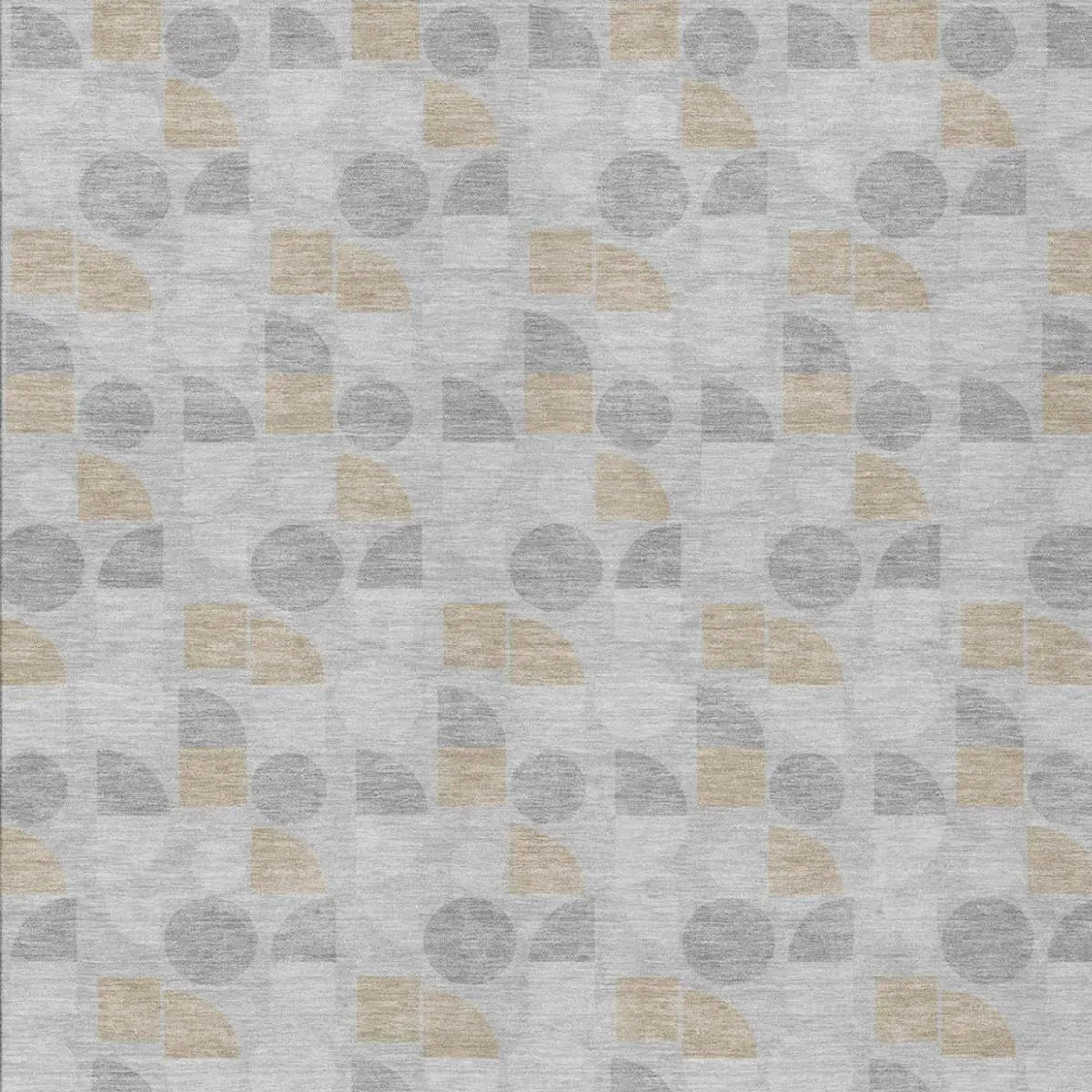 9' X 12' Silver And Gray Geometric Washable Indoor Outdoor Area Rug Homeroots Outdoor