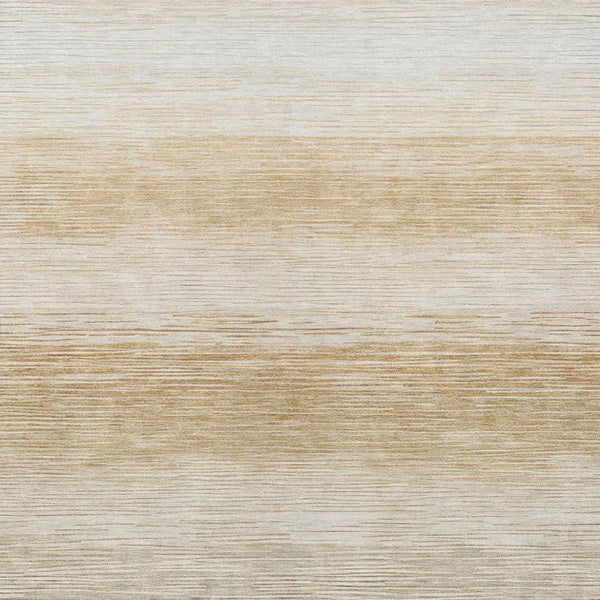 9' X 12' Taupe And Brown Striped Washable Indoor Outdoor Area Rug Homeroots Outdoor