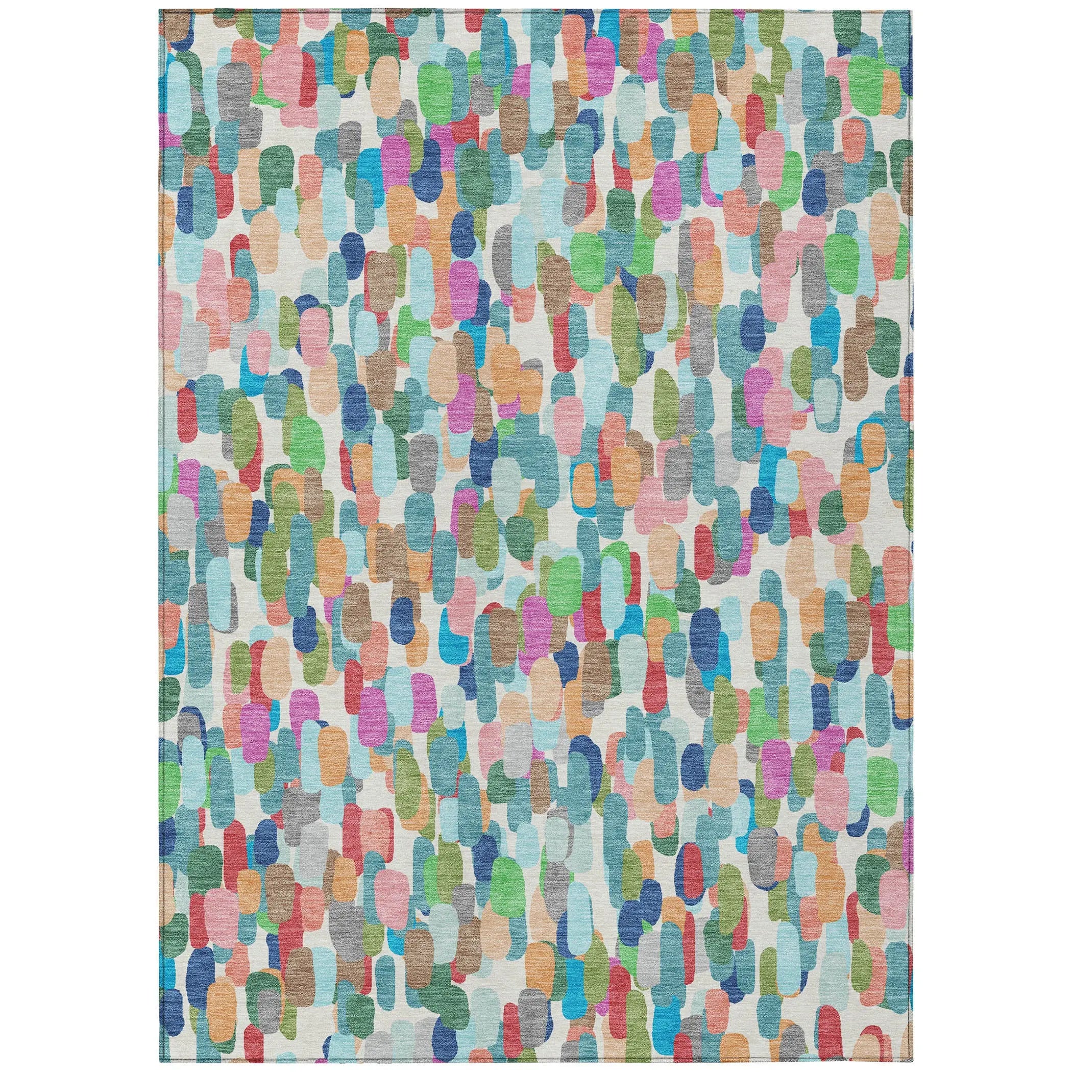 9' X 12' Teal Blue And Navy Blue Abstract Washable Indoor Outdoor Area Rug Homeroots Outdoor
