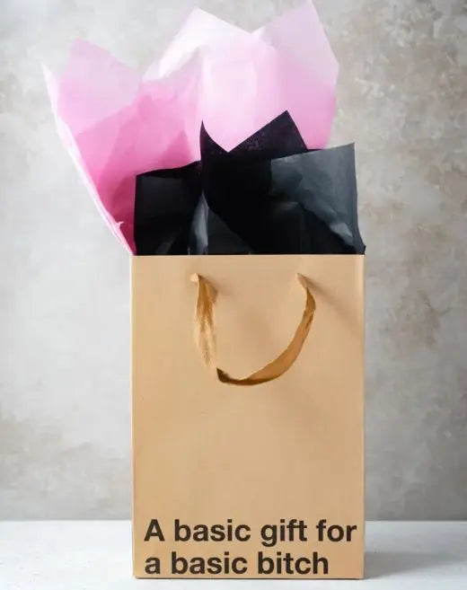A Basic Gift For A Basic Bitch Gift Bag Wood Rocket