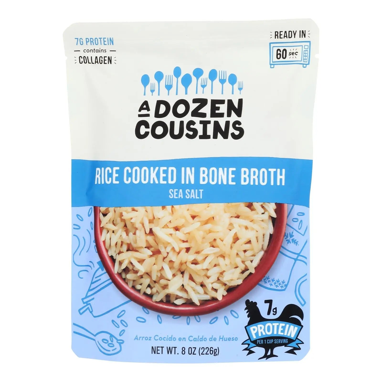 A Dozen Cousins - Rice Sea Salt Rte - Case Of 6-8 Oz A Dozen Cousins
