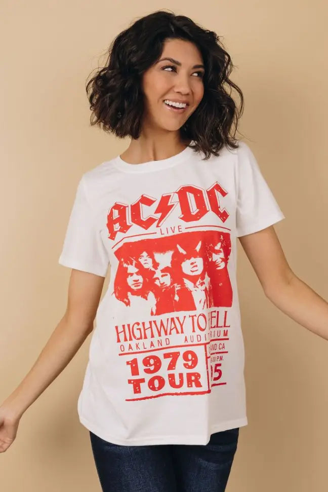 AC/DC 1979 Highway To Hell Tee Stay Warm in Style