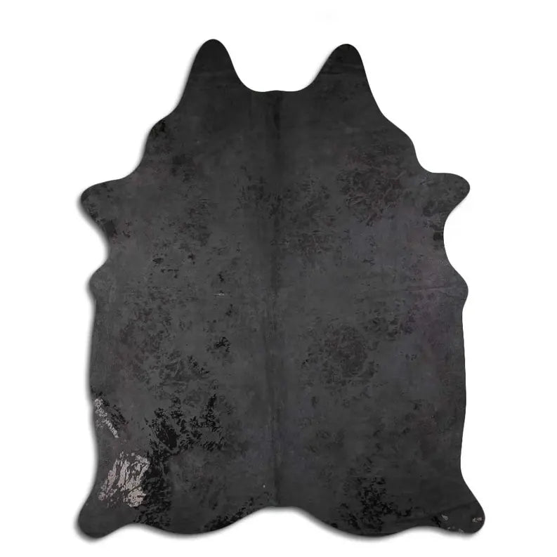 ACID WASHED HAIR ON COWHIDE DISTRESSED GREY MODA-DBK