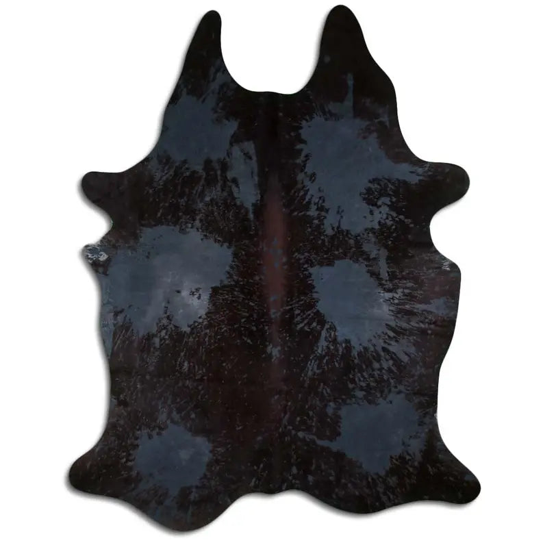 ACID WASHED HAIR ON COWHIDE DISTRESSED GREY MODA-DBK